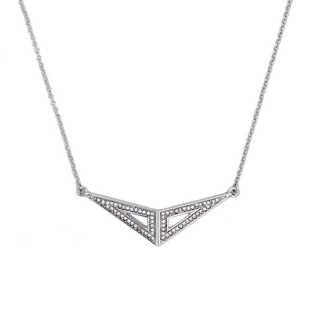 3 Pack Rhinestone Pendant Necklaces